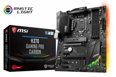 Материнская плата MSI H370 GAMING PRO CARBON Soc-1151v2 Intel H370 4xDDR4 ATX AC`97 8ch(7.1) GbLAN RAID+HDMI+DP