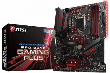 Материнская плата MSI MPG Z390 GAMING PLUS Soc-1151v2 Intel Z390 4xDDR4 ATX AC`97 8ch(7.1) GbLAN RAID