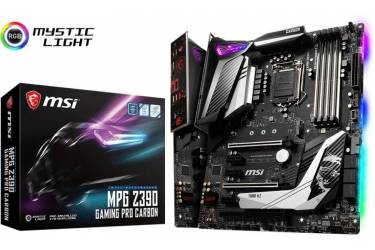 Материнская плата MSI MPG Z390 GAMING PRO CARBON Soc-1151v2 Intel Z390 4xDDR4 ATX AC`97 8ch(7.1) GbLAN RAID