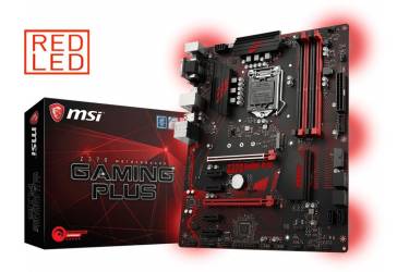 Материнская плата MSI Z370 GAMING PLUS Soc-1151v2 Intel Z370 4xDDR4 ATX AC`97 8ch(7.1) GbLAN RAID+VGA+DVI+DP