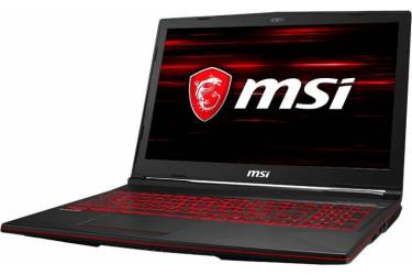 Ноутбук MSI GL63 8SE-421RU Core i7 8750H/16Gb/1Tb/SSD128Gb/nVidia GeForce RTX 2060 6Gb/15.6"/FHD (1920x1080)/Windows 10/black/WiFi/BT/Cam