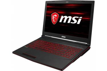 Ноутбук MSI GL63 8SE-421RU Core i7 8750H/16Gb/1Tb/SSD128Gb/nVidia GeForce RTX 2060 6Gb/15.6"/FHD (1920x1080)/Windows 10/black/WiFi/BT/Cam