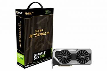 Видеокарта Palit PCI-E PA-GTX1080 Super Jetstream 8G nVidia GeForce GTX 1080 8192Mb 256bit GDDR5X 1708/10000 DVIx1/HDMIx1/DPx3/HDCP Ret