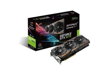 Видеокарта Asus PCI-E STRIX-GTX1070-8G-GAMING nVidia GeForce GTX 1070 8192Mb 256bit GDDR5 1531/8008 DVIx1/HDMIx2/DPx2/HDCP Ret