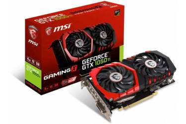 Видеокарта MSI PCI-E GTX 1050 Ti GAMING X 4G nVidia GeForce GTX 1050TI 4096Mb 128bit GDDR5 1290/7108 DVIx1/HDMIx1/DPx1/HDCP Ret