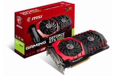 Видеокарта MSI PCI-E GTX 1060 GAMING 3G nVidia GeForce GTX 1060 3072Mb 192bit GDDR5 1506/8008 DVIx1/HDMIx1/DPx3/HDCP Ret