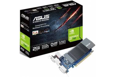 Видеокарта Asus PCI-E GT710-SL-2GD5-BRK NVIDIA GeForce GT 710 2048Mb 64 GDDR5 954/5012 DVIx1/HDMIx1/CRTx1/HDCP Ret low profile