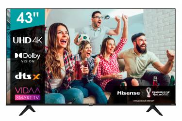 Телевизор Hisense 43" 43A6BG VIDDA Frameless черный