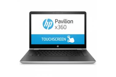 Трансформер HP Pavilion x360 14-ba016ur Core i3 7100U/6Gb/500Gb/SSD8Gb/nVidia GeForce 940MX 2Gb/14"/IPS/Touch/FHD (1920x1080)/Windows 10 64/silver/WiFi/BT/Cam