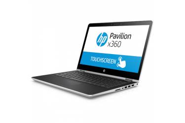 Трансформер HP Pavilion x360 14-ba016ur Core i3 7100U/6Gb/500Gb/SSD8Gb/nVidia GeForce 940MX 2Gb/14"/IPS/Touch/FHD (1920x1080)/Windows 10 64/silver/WiFi/BT/Cam