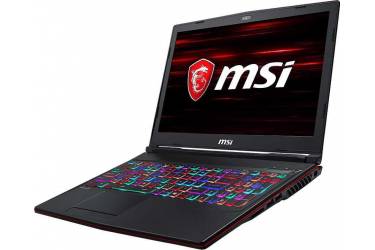 Ноутбук MSI GL63 9SEK-1031RU Core i7 9750H/16Gb/1Tb/SSD256Gb/nVidia GeForce RTX 2060 6Gb/15.6"/FHD (1920x1080)/Windows 10/black/WiFi/BT/Cam