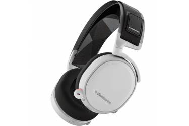 Наушники с микрофоном Steelseries Arctis 7 белый 1.2м мониторы Radio оголовье (61464)