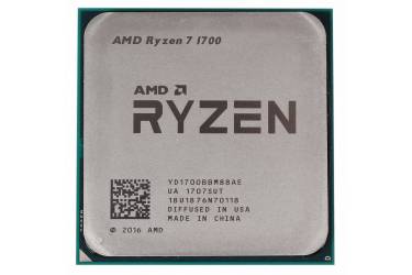 Процессор AMD Ryzen 7 1700 AM4 (YD1700BBAEBOX) (3.0GHz/100MHz) Box