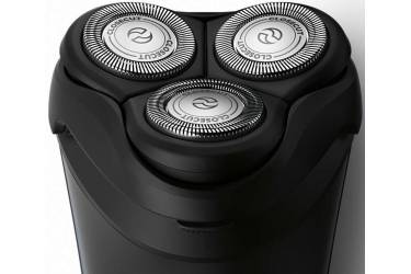 Бритва роторная Philips S1510/04 реж.эл.:3 питан.:аккум. черный/синий