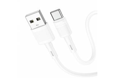 Кабель USB HOCO X83i Victory (Lightning, 1м, пластик, Белый)