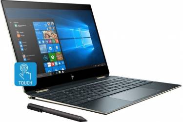 Ультрабук-трансформер HP Spectre x360 13-ap0001ur Core i5 8265U/8Gb/SSD256Gb/Intel HD Graphics 620/13.3"/IPS/Touch/FHD (1920x1080)/Windows 10 64/blue/WiFi/BT/Cam/Bag