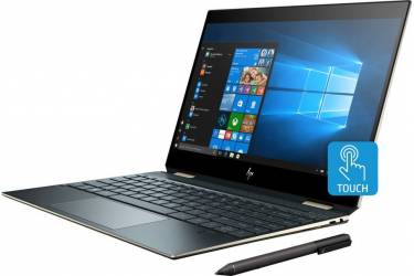 Ультрабук-трансформер HP Spectre x360 13-ap0001ur Core i5 8265U/8Gb/SSD256Gb/Intel HD Graphics 620/13.3"/IPS/Touch/FHD (1920x1080)/Windows 10 64/blue/WiFi/BT/Cam/Bag