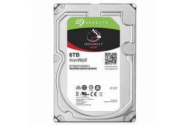 Жесткий диск Seagate Original SATA-III 6Tb ST6000VN0041 NAS Ironwolf (7200rpm) 128Mb 3.5"