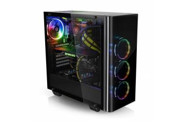 Корпус Thermaltake View 21 TG черный без БП ATX 5x120mm 3x140mm 2xUSB3.0 audio bot (плохая упаковка)