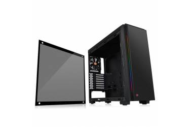 Корпус Thermaltake Versa C23 TG RGB черный без БП ATX 4x120mm 2xUSB2.0 2xUSB3.0 audio bott PSU