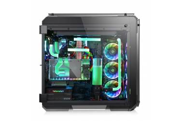 Корпус Thermaltake View 71 TG черный без БП ATX 9x120mm 4x140mm 2xUSB2.0 2xUSB3.0 audio bott PSU