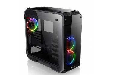 Корпус Thermaltake View 71 TG RGB черный без БП ATX 9x120mm 3x140mm 2xUSB2.0 2xUSB (плохая упаковка)