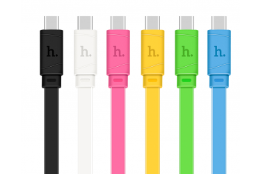 Кабель USB Hoco X5 Micro Charging Cable Bamboo (1M) Голубой