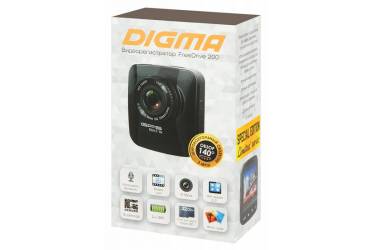 Видеорегистратор Digma FreeDrive 200 черный 2Mpix 1080x1920 1080p 140гр. GPS