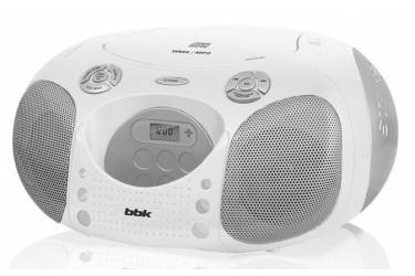 Аудиомагнитола BBK BX110BT белый 3.6Вт/CD/CDRW/MP3/FM(an)/USB/BT