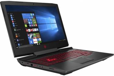 Ноутбук HP Omen 17-an010ur Core i7 7700HQ/16Gb/1Tb/SSD128Gb/DVD-RW/nVidia GeForce GTX 1060 6Gb/17.3"/IPS/FHD (1920x1080)/Windows 10 64/black/WiFi/BT/Cam