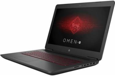 Ноутбук HP Omen 17-w205ur Core i7 7700HQ/12Gb/1Tb/SSD256Gb/nVidia GeForce GTX 1060 6Gb/17.3"/IPS/FHD (1920x1080)/Windows 10 64/black/WiFi/BT/Cam