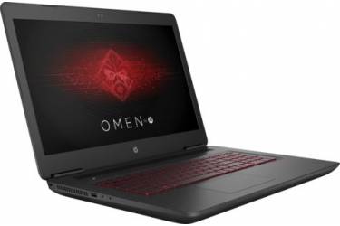 Ноутбук HP Omen 17-w205ur Core i7 7700HQ/12Gb/1Tb/SSD256Gb/nVidia GeForce GTX 1060 6Gb/17.3"/IPS/FHD (1920x1080)/Windows 10 64/black/WiFi/BT/Cam