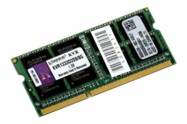 Память DDR3 8Gb 1333MHz Kingston KVR1333D3S9/8G RTL PC3-10600 CL9 SO-DIMM 204-pin 1.5В