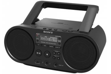 Аудиомагнитола Sony ZS-PS50 черный 4Вт/CD/CDRW/MP3/FM(dig)/USB