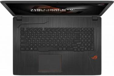 Ноутбук Asus ROG GL753VE-GC065T Core i7 7700HQ/16Gb/2Tb/SSD256Gb/DVD-RW/nVidia GeForce GTX 1050 Ti 4Gb/17.3"/FHD (1920x1080)/Windows 10/black/WiFi/BT/Cam