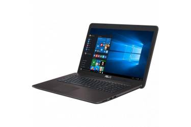 Ноутбук Asus X756UV-TY388T Core i3 7100U/4Gb/1Tb/DVD-RW/nVidia GeForce 920MX 2Gb/17.3"/HD+ (1600x900)/Windows 10/dk.brown/WiFi/BT/Cam