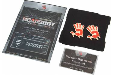 Мышь A4 Bloody V3 черный оптическая (3200dpi) USB игровая (7but) (плохая упаковка)