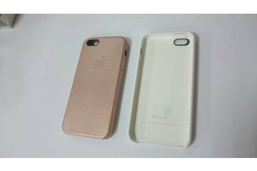 Накладка Iphone 7G (кожа) белый