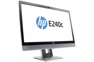 Монитор HP 23.8" EliteDisplay E240c черный IPS LED 16:9 HDMI M/M Cam полуматовая HAS Pivot 250cd 178гр/178гр 1920x1080 D-Sub DisplayPort FHD USB 6.3кг