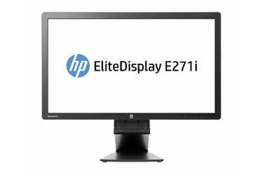 Монитор HP 27" EliteDisplay E271i серебристый IPS LED 16:9 DVI матовая HAS Pivot 250cd 178гр/178гр 1920x1080 D-Sub DisplayPort FHD USB