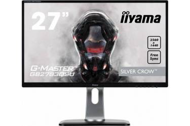 Монитор Iiyama 27" GB2783QSU-B1 черный TN+film LED 1ms 16:9 DVI HDMI M/M матовая HAS Pivot 350cd 170гр/160гр 2560x1440 DisplayPort QHD USB 6.1кг