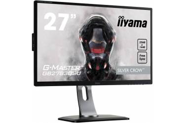 Монитор Iiyama 27" GB2783QSU-B1 черный TN+film LED 1ms 16:9 DVI HDMI M/M матовая HAS Pivot 350cd 170гр/160гр 2560x1440 DisplayPort QHD USB 6.1кг