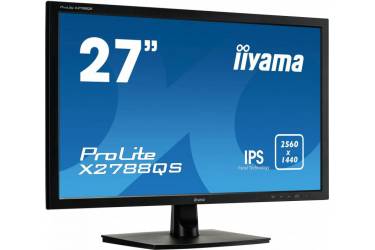 Монитор Iiyama 27" ProLite X2788QS-B1 черный IPS LED 5ms 16:9 DVI HDMI M/M матовая 350cd 178гр/178гр 2560x1440 DisplayPort QHD 4.4кг