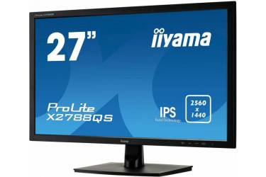 Монитор Iiyama 27" ProLite X2788QS-B1 черный IPS LED 5ms 16:9 DVI HDMI M/M матовая 350cd 178гр/178гр 2560x1440 DisplayPort QHD 4.4кг