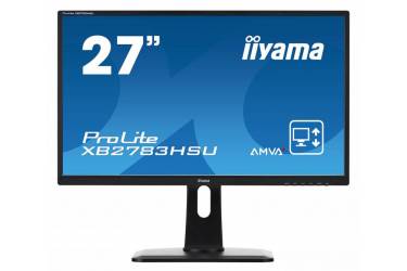 Монитор Iiyama 27" ProLite XB2783HSU-B1 черный VA LED 4ms 16:9 DVI HDMI M/M матовая HAS Pivot 300cd 178гр/178гр 1920x1080 D-Sub FHD USB 6кг