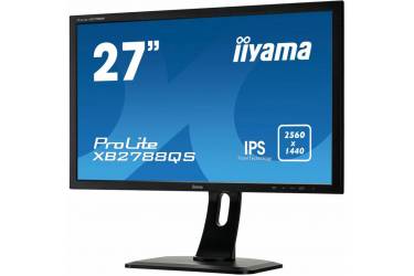 Монитор Iiyama 27" ProLite XB2788QS-B1 черный IPS LED 5ms 16:9 DVI HDMI M/M матовая HAS 350cd 178гр/178гр 2560x1440 DisplayPort QHD 6.2кг