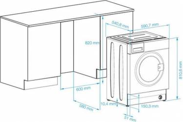 Стиральная машина Beko WMI71241 класс:A загрузка до 7кг отжим:1200об/мин белый