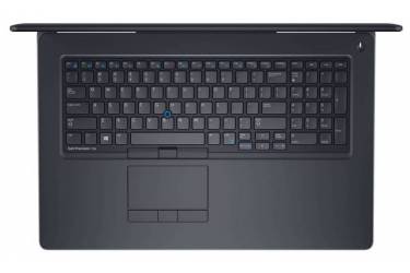 Ноутбук Dell Precision 7710 Xeon E3-1505M/16Gb/1Tb/SSD256Gb/nVidia Quadro M3000M 4Gb/17.3"/IPS/FHD (1920x1080)/Windows 7 Professional 64 +W10Pro/black/WiFi/BT/Cam