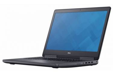 Ноутбук Dell Precision 7710 Xeon E3-1505M/16Gb/1Tb/SSD256Gb/nVidia Quadro M3000M 4Gb/17.3"/IPS/FHD (1920x1080)/Windows 7 Professional 64 +W10Pro/black/WiFi/BT/Cam