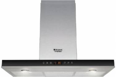 Вытяжка каминная Hotpoint-Ariston HLB 6.8 AA X/HA серебристый/черный управление: сенсорное (1 мотор)